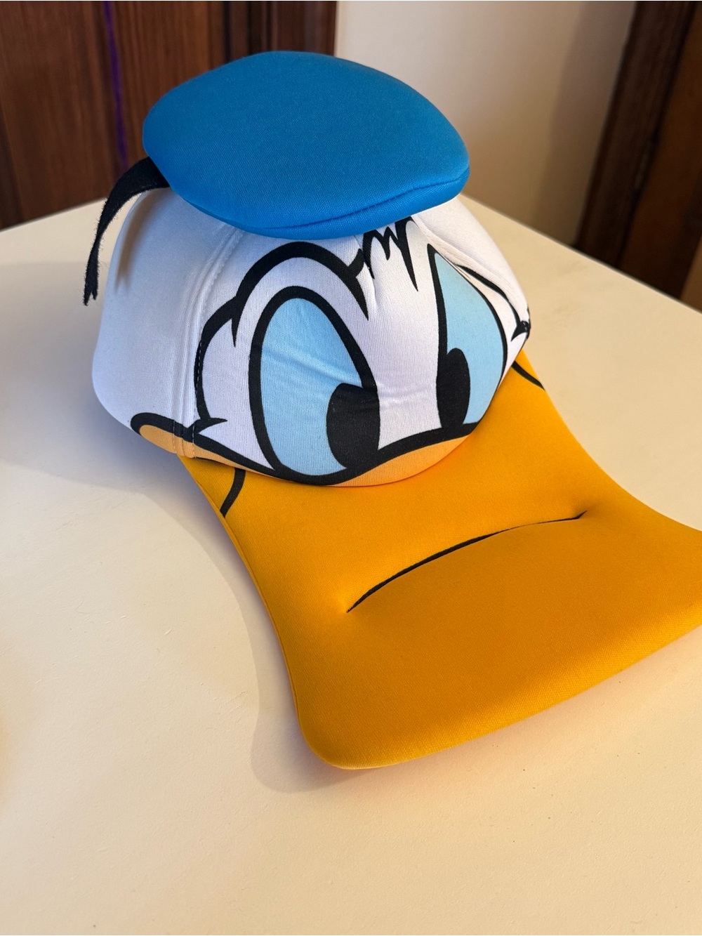 Disney Parks Donald Duck Character Cap - Cap Adult One Size 3D Foam Stretch Fit